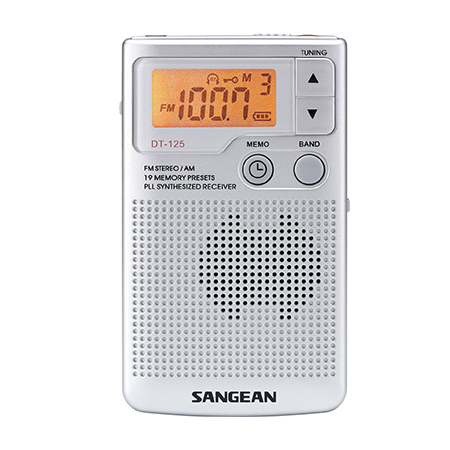 山進SANGEAN-口袋型隨身收音機／DT-125