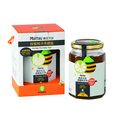 麻豆區農會-蜂蜜柚子茶單罐禮盒