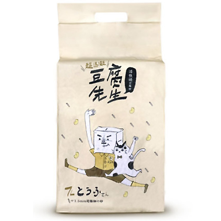 好物市集 豆腐先生 1 5m超細活性碳豆腐貓砂7l 奈米淨味碳 5 1組合