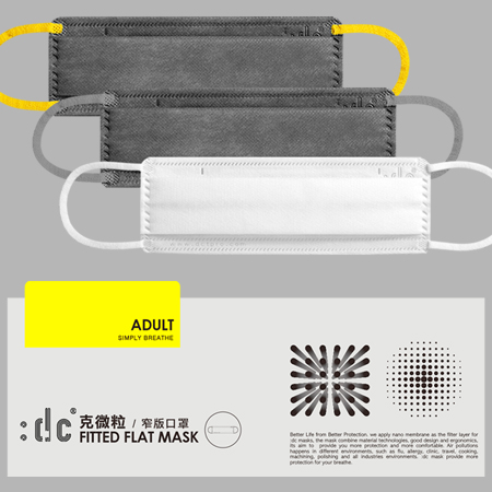 大謙科技材料-克微粒奈米薄膜窄版口罩／盒 (3片)