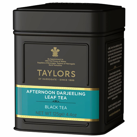 英國Taylors泰勒茶-大吉嶺午茶／罐 (鐵罐散茶)