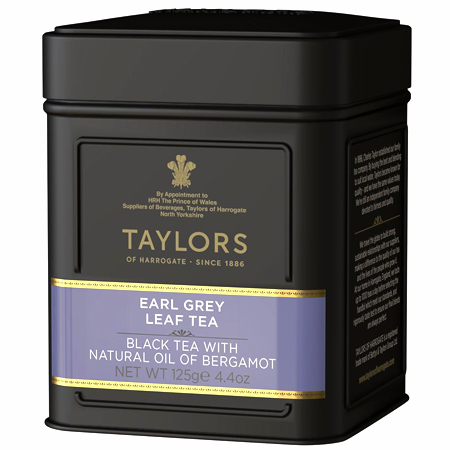 英國Taylors泰勒茶-皇家伯爵紅茶／罐 (鐵罐散茶)