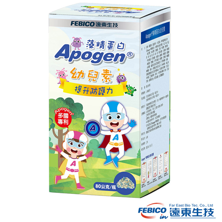 遠東生技-Apogen 藻精蛋白幼兒素／瓶 (80公克)