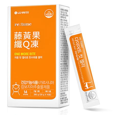 LG生活健康-retune蕊庭 藤黃果纖Q凍／盒
