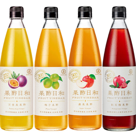 工研酢-果酢日和水果醋 (任選)／4瓶