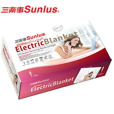三樂事-親密舒眠電熱毯↘6折