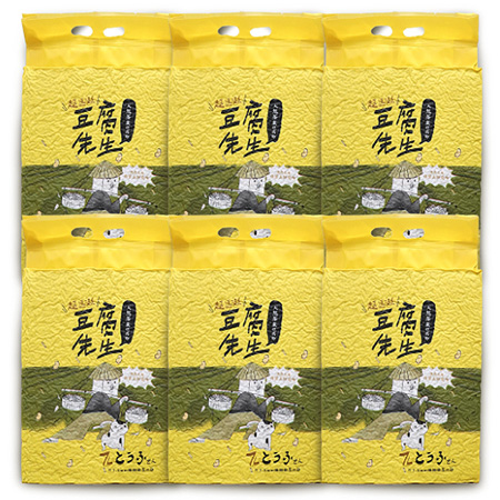 豆腐先生-1.5m超細活性碳豆腐貓砂 (綠茶) 7L／箱 ( 6包)